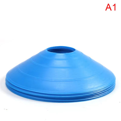 Multi-Sport Training Disc Cone Set with Plastic Stand Holder for Soccer and Football