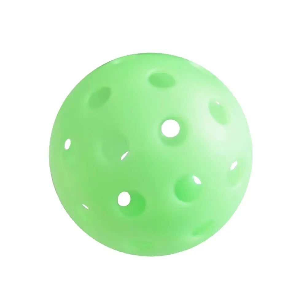 Glow-in-the-Dark 74MM Luminous Pickleball - Durable Multicolor Elastic Ball for Indoor & Outdoor Fun!