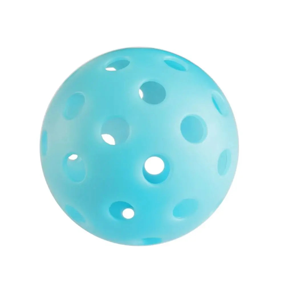 Glow-in-the-Dark 74MM Luminous Pickleball - Durable Multicolor Elastic Ball for Indoor & Outdoor Fun!