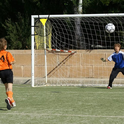 Foldable Football Target Net - Easy Attach and Detach Soccer Goal for Training Practice (1 or 2 Pieces)