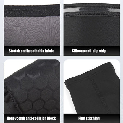 Teen and Kids Football Shin Guards and Compression Leg Sleeves for Soccer and Basketball, Available in Sizes XS-2XL