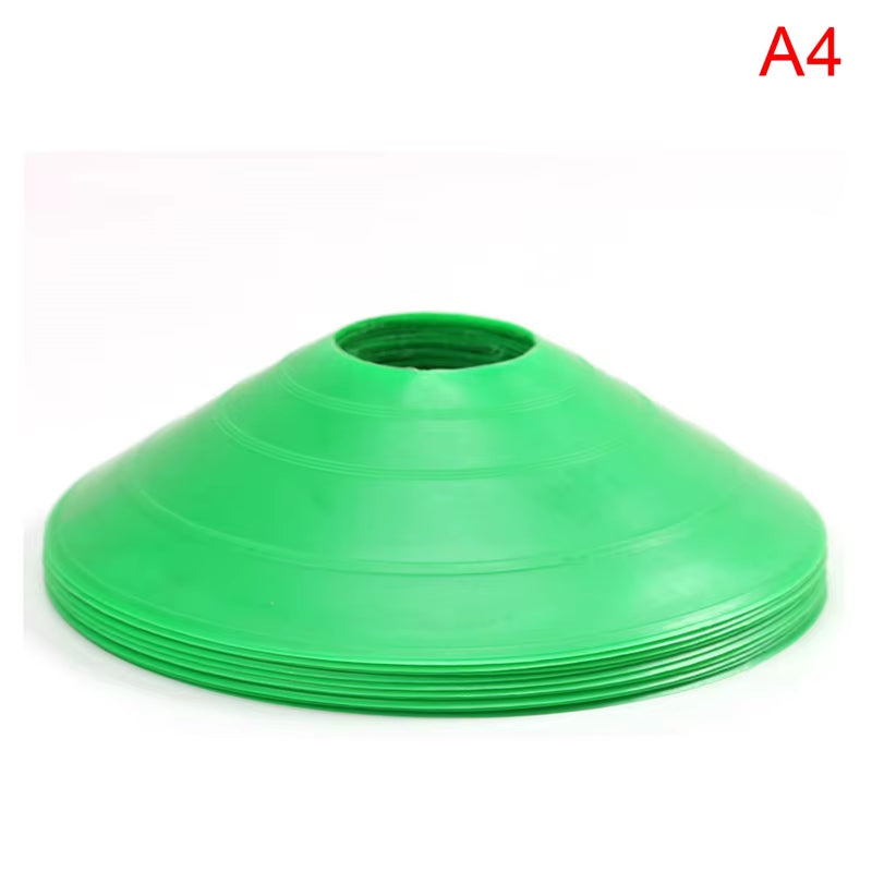 Multi-Sport Training Disc Cone Set with Plastic Stand Holder for Soccer and Football