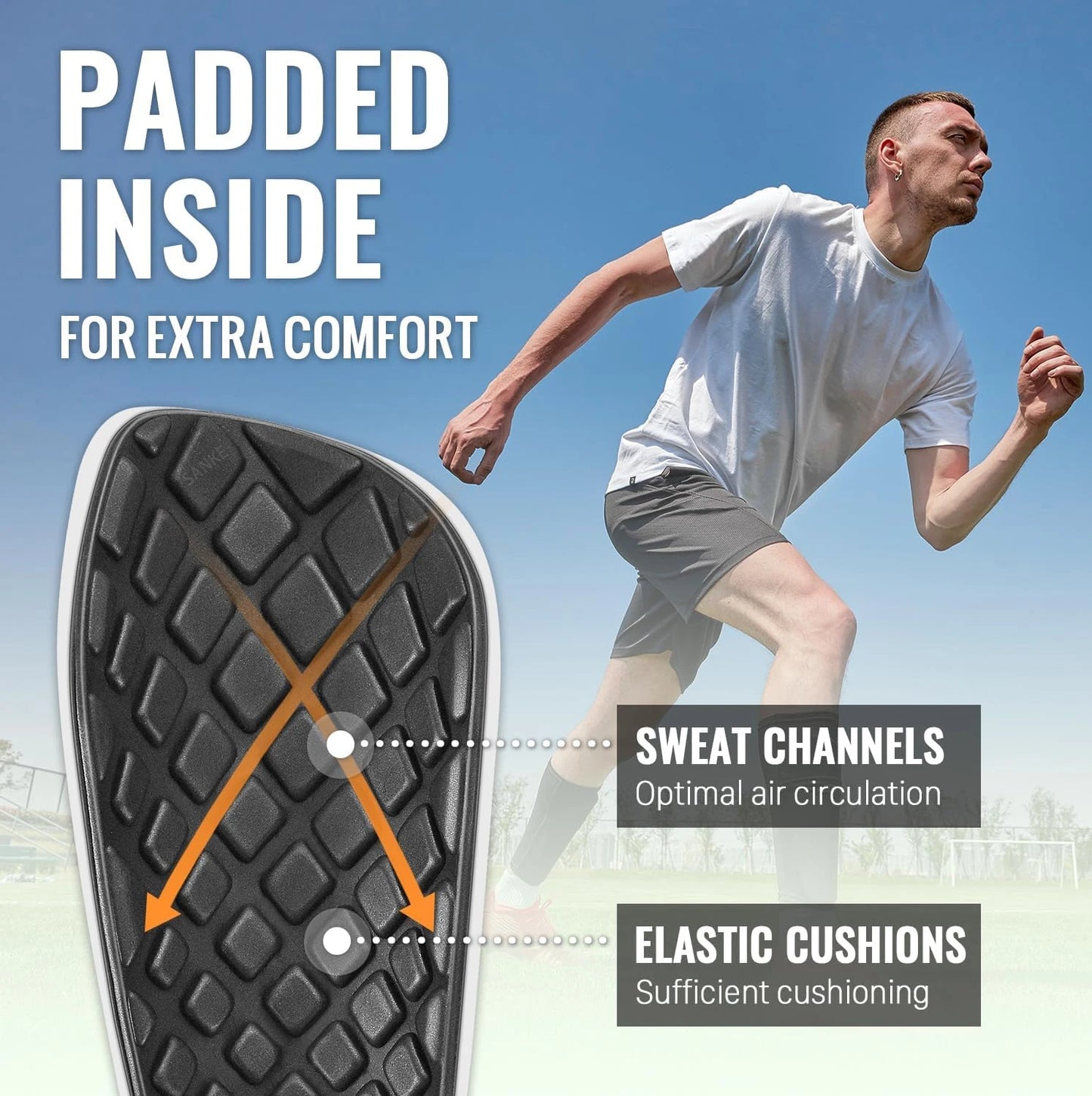 Professional Soccer Shin Guards with Socks for Teens - Ultimate Protective Gear for Football Players