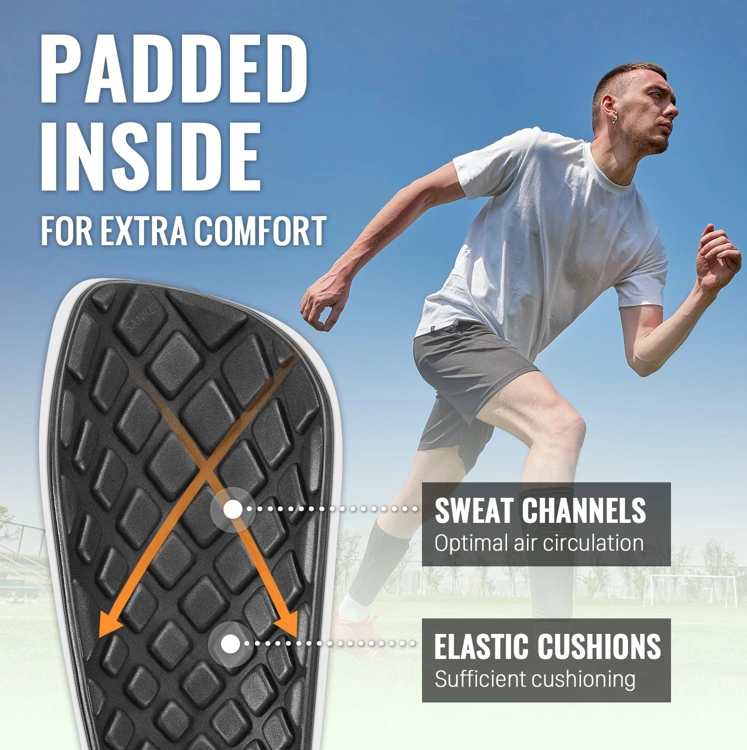 Professional Soccer Shin Guards with Socks for Teens - Ultimate Protective Gear for Football Players