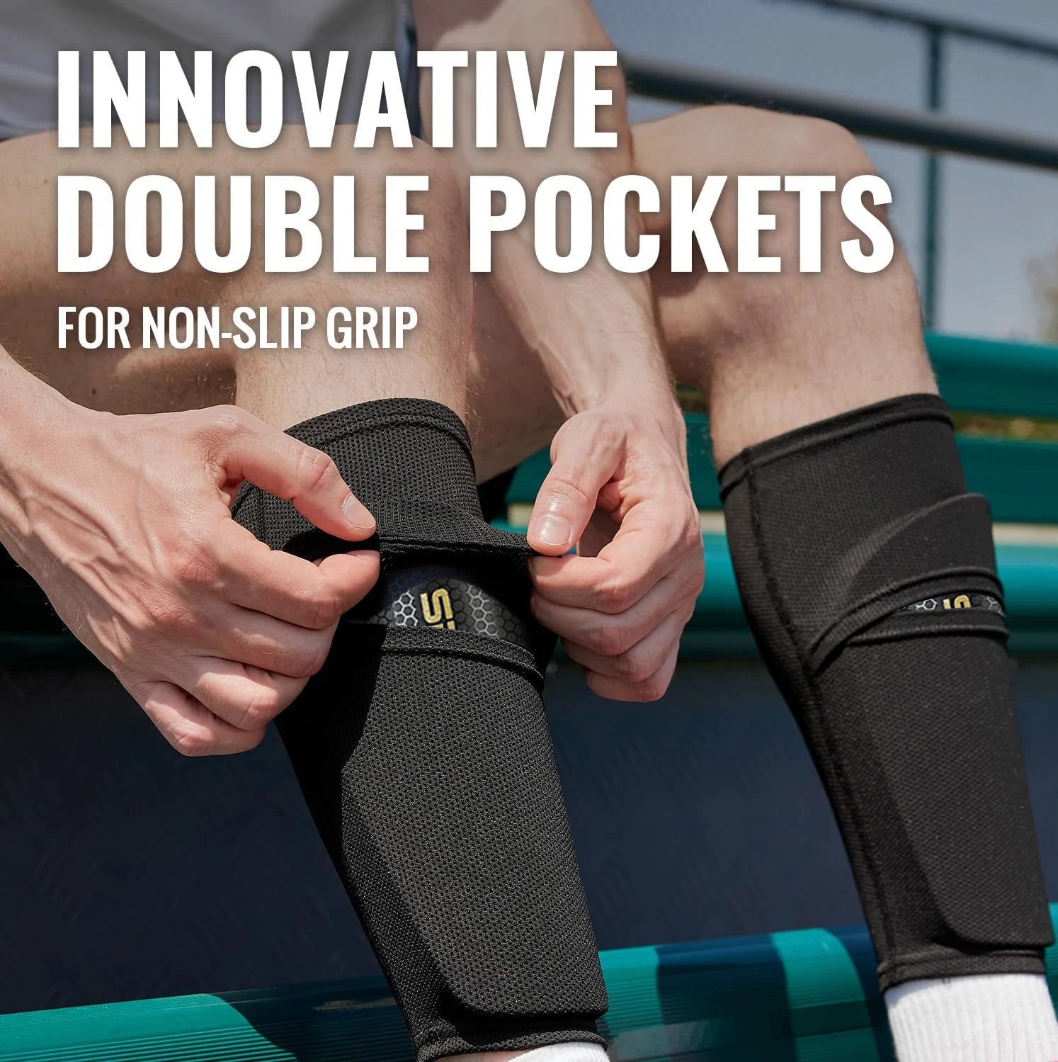 Professional Soccer Shin Guards with Socks for Teens - Ultimate Protective Gear for Football Players