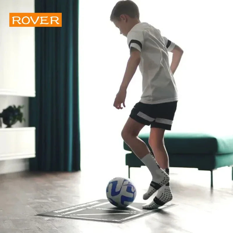 Durable Non-Slip Football Training Mat for Kids and Adults - Foldable Indoor/Outdoor Dribbling Equipment