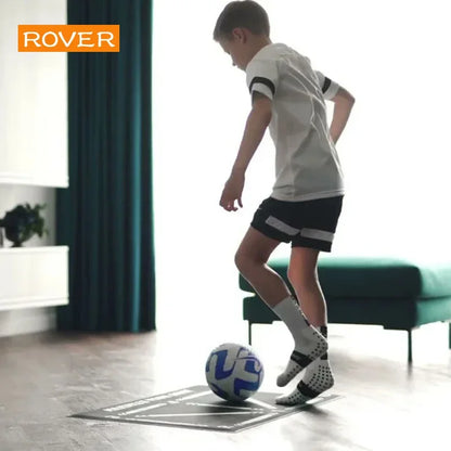 Durable Non-Slip Football Training Mat for Kids and Adults - Foldable Indoor/Outdoor Dribbling Equipment