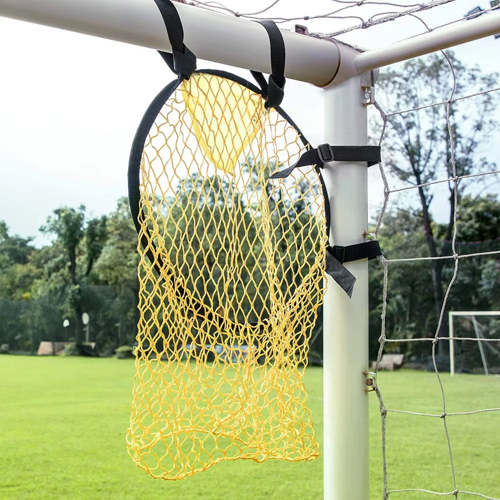 Foldable Football Target Net - Easy Attach and Detach Soccer Goal for Training Practice (1 or 2 Pieces)