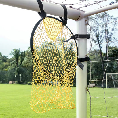 Foldable Football Target Net - Easy Attach and Detach Soccer Goal for Training Practice (1 or 2 Pieces)