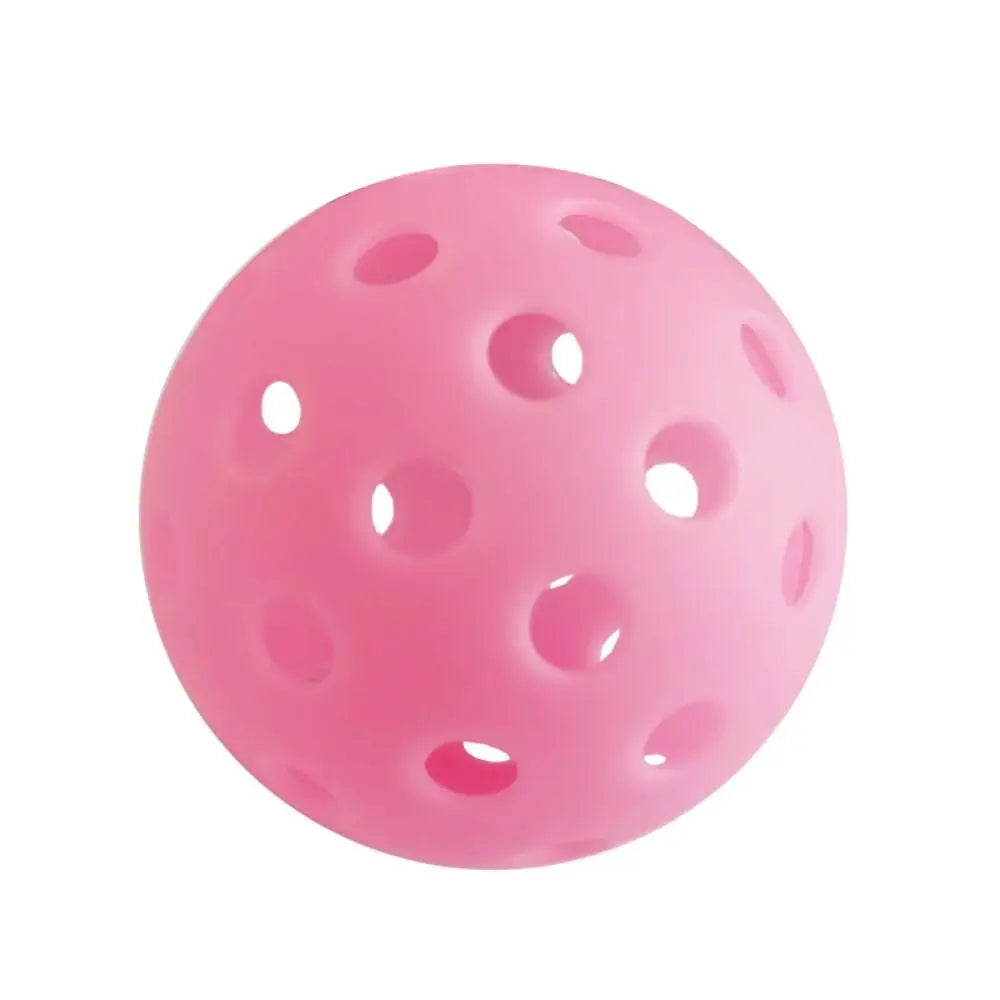 Glow-in-the-Dark 74MM Luminous Pickleball - Durable Multicolor Elastic Ball for Indoor & Outdoor Fun!
