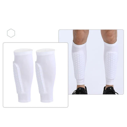 Teen and Kids Football Shin Guards and Compression Leg Sleeves for Soccer and Basketball, Available in Sizes XS-2XL