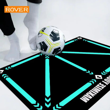 Durable Non-Slip Football Training Mat for Kids and Adults - Foldable Indoor/Outdoor Dribbling Equipment