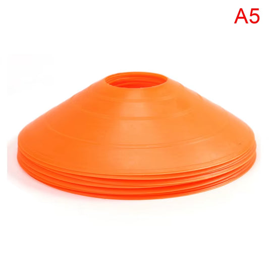 Multi-Sport Training Disc Cone Set with Plastic Stand Holder for Soccer and Football
