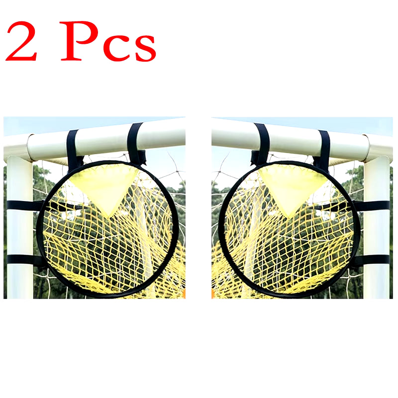 Foldable Football Target Net - Easy Attach and Detach Soccer Goal for Training Practice (1 or 2 Pieces)